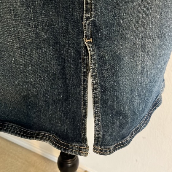 Calvin Klein blue jean skirt - Picture 4 of 8